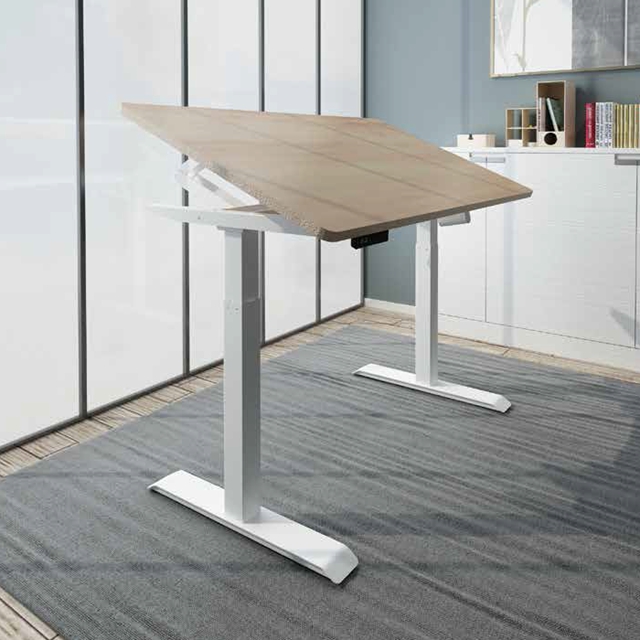 Tilt height adjustable desk-2